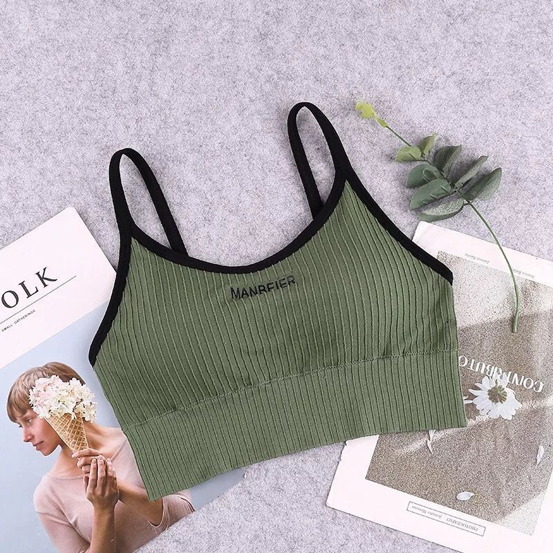 New Sports Bra For Women Gym Sexy Crop Top Bra Women Cotton Underwear Soft Comf image 8