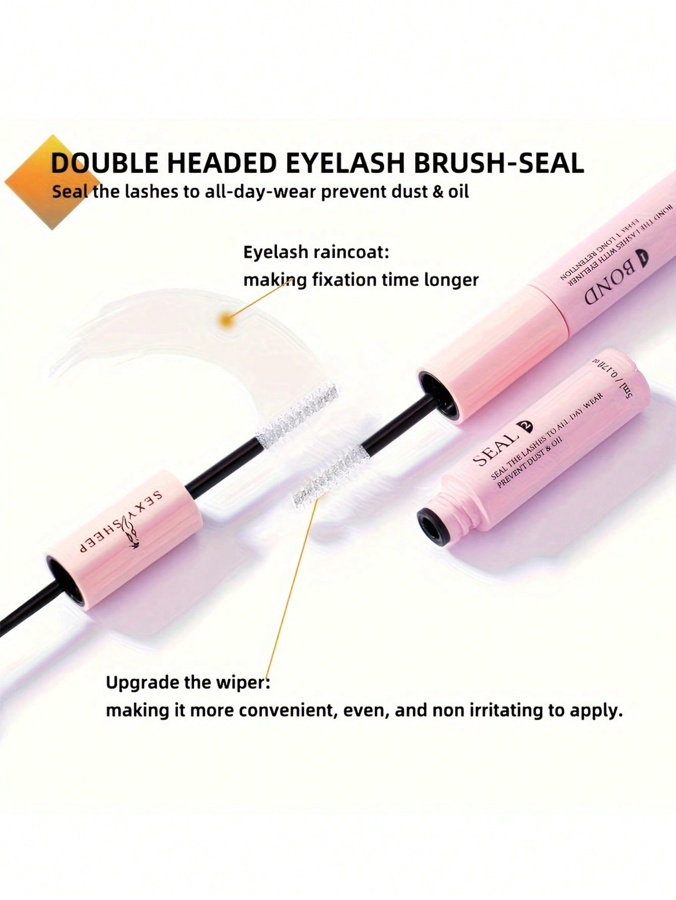 Lash Bond and Seal 10ml Individual Lashes Glue and Seal Super Strong Hold Lash image 2