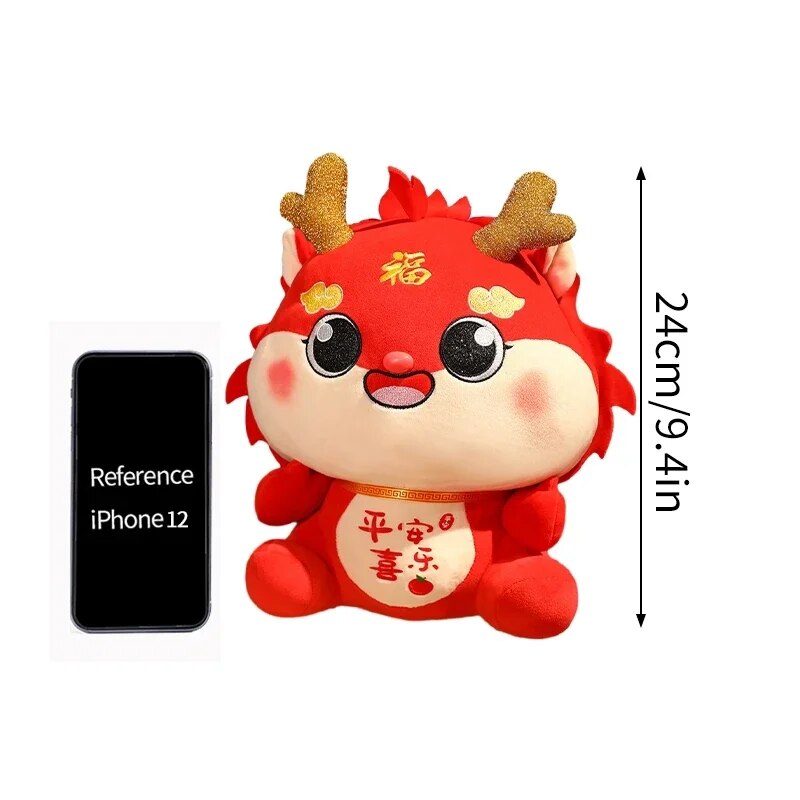 Chinese Lunar New Year Decoration 2024 Kawaii Dragon Plush Dolls Spring Festiva image 15