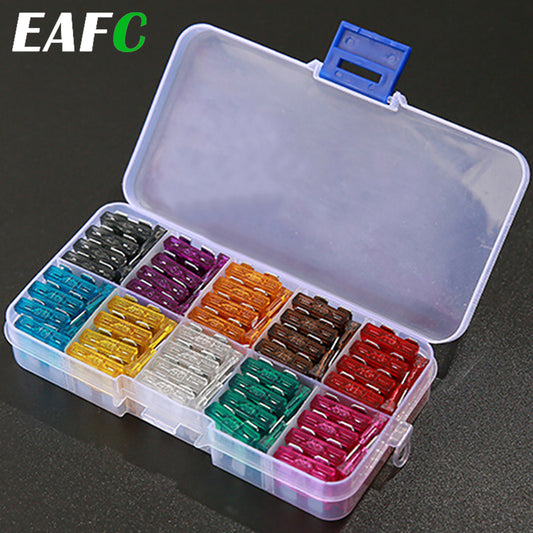 100pcs 50pcs Car Fuse Assortment Set Profile Middle Size Blade Type Fuse Auto C image 0