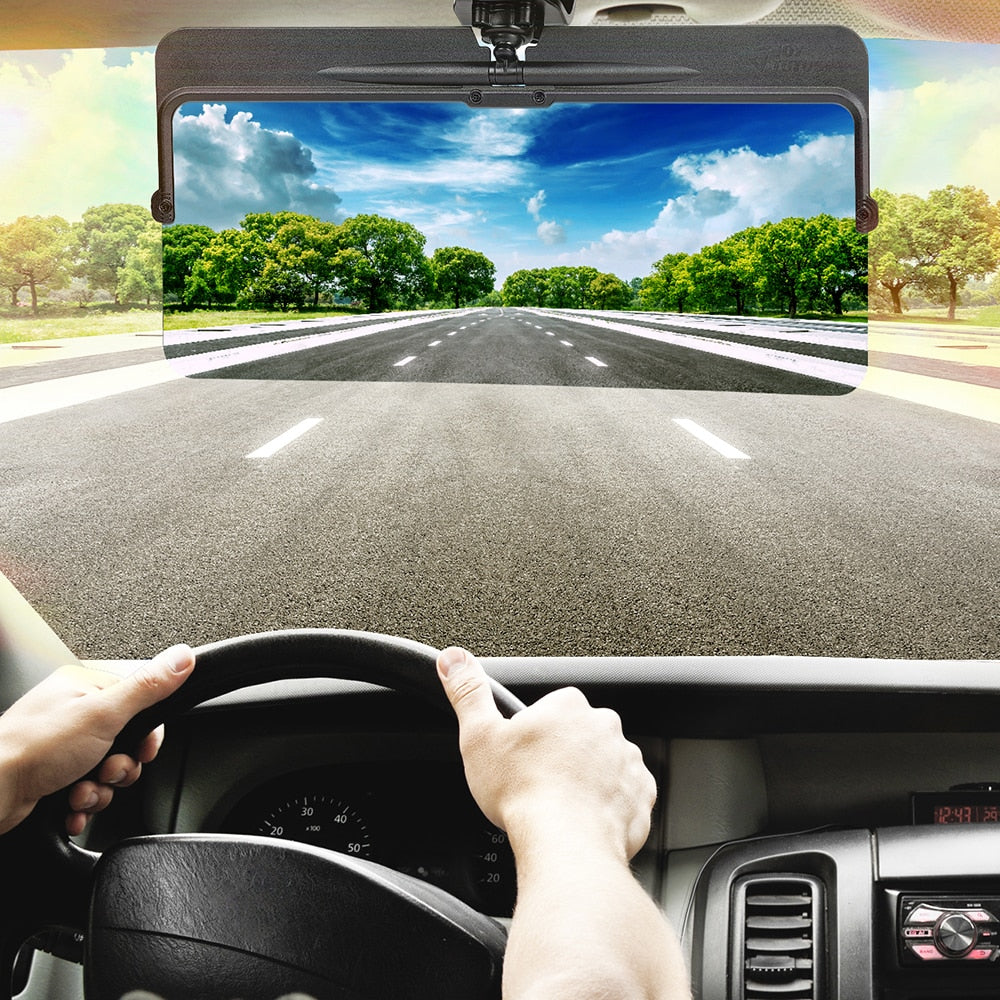 Universal Car Sun Visor Anti-Dazzle Anti-UV Adjustable Blocker Polarized Sunsha image 0