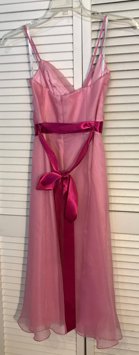 Watters & Watters Women Dress Cigffon Mauve Size 8 image 0