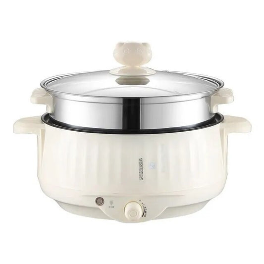 220V Multi Cookers Single/Double Layer Electric Pot 1-2 People Household Non-st image 0
