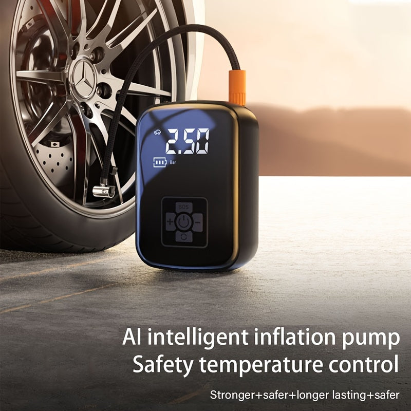 Car-mounted Wireless Air Pump Car Portable Air Pump Electric Car Uses Tire Pump image 3