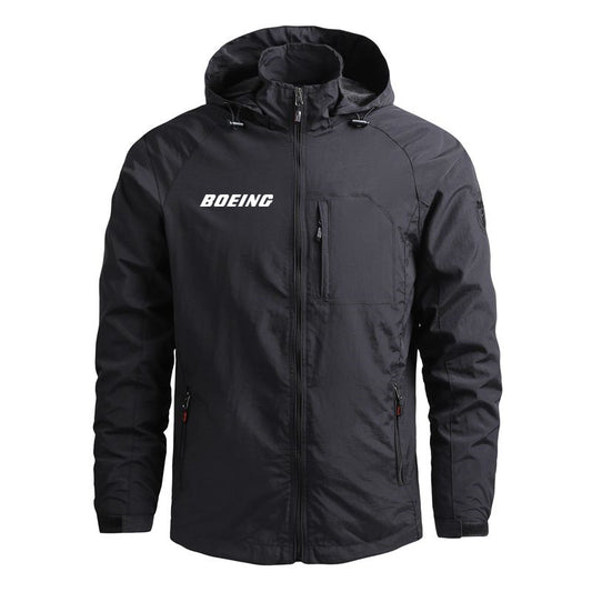 Flight Aviation Outerwear Boeing Casual Hooded Windbreakers Lightweight Pilots  image 0
