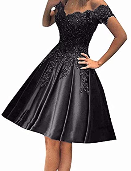 ANGELSBRIDEP Off-Shoulder Homecoming Dresses 2021 Fashion Sweetheart Applique S image 3