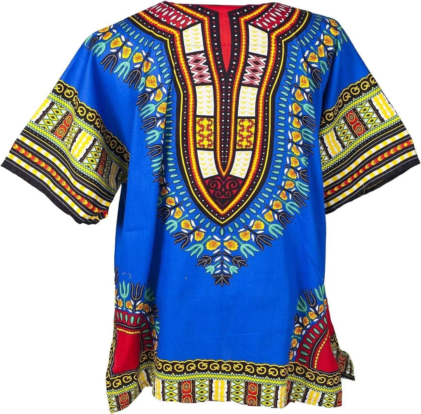 Traditional African Unisex Dashiki Shirt Color Tribal Festival Hippie Unisex Br image 2