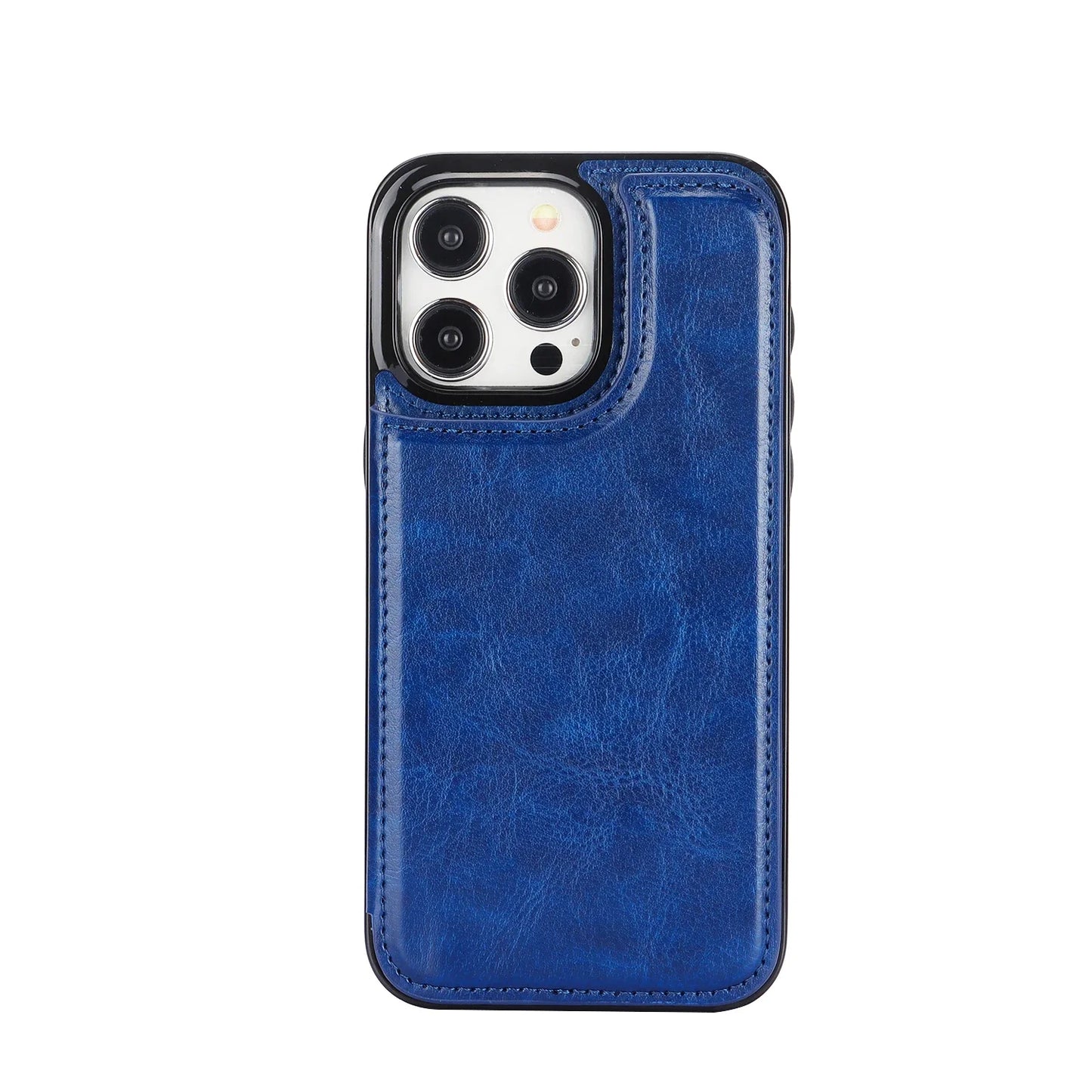 PU Leather for iPhone 15 14 13 12 11 Pro Max XR XS Max Wallet Case with Card Sl image 7