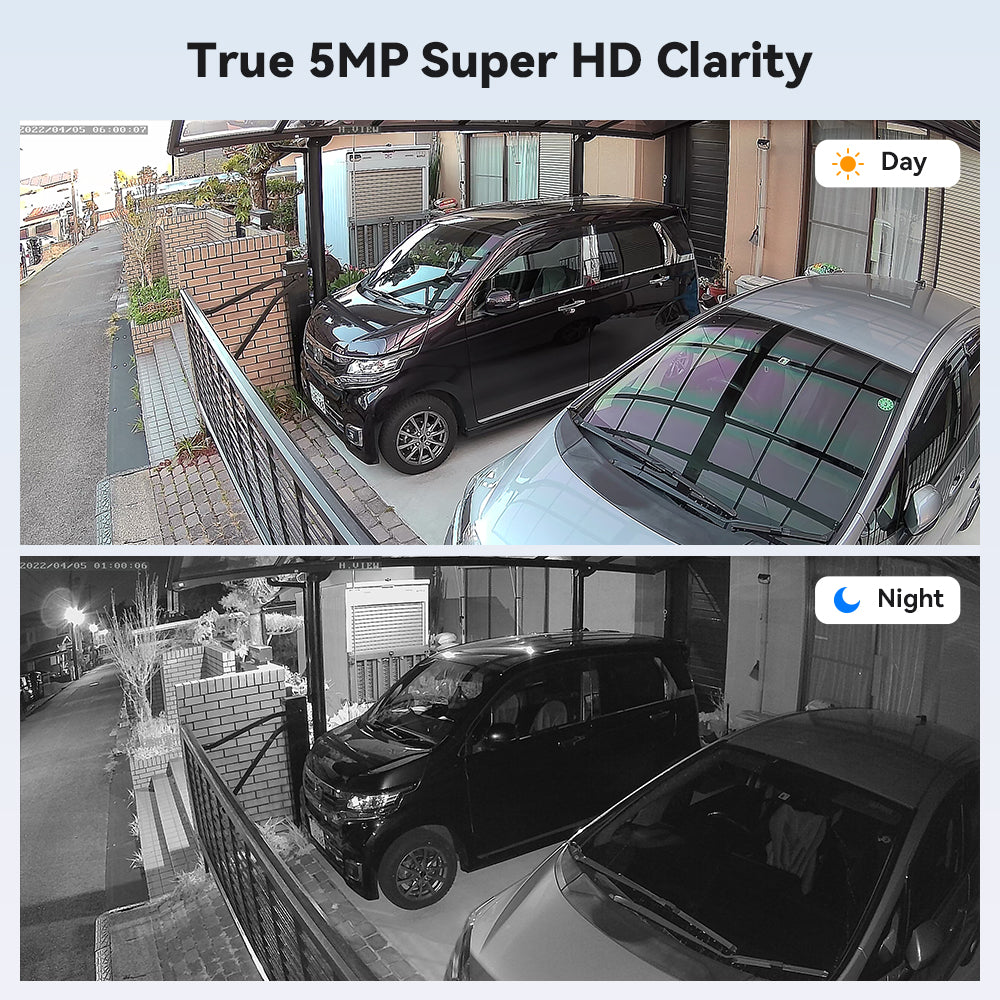 H.View Cctv Security Poe Ip Camera Ptz  8mp 4K Dome Outdoor Audio Video Surveil image 1
