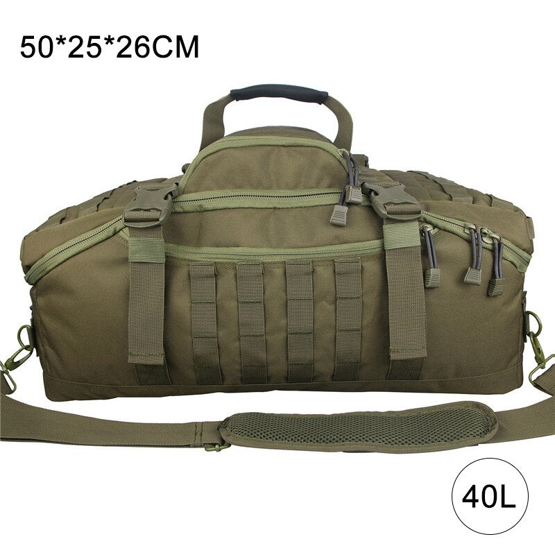 40L 60L 80L Waterproof Travel Bags Large Capacity Luggage Bags Men Duffel Bag T image 3