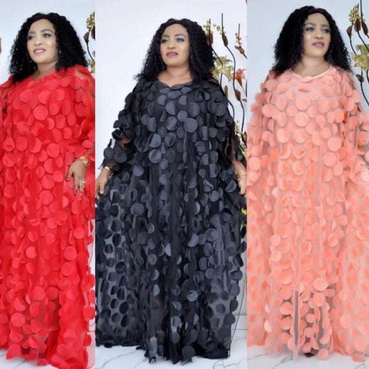 African Wedding Party Dresses for Women 2024 Summer Elegant Africa Plus Size Ev image 0