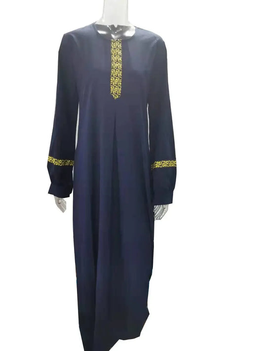 Women Muslim Prayer Dress Fashion Printed Morocco Turkey Islam Abaya Kaftans Pr image 0