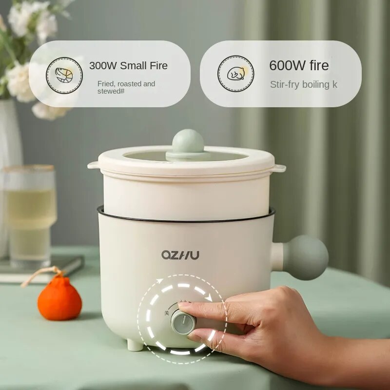 Electric Rice Pot Multicooker Hotpot Stew Heating Pan Noodles Eggs Soup Steamer image 2