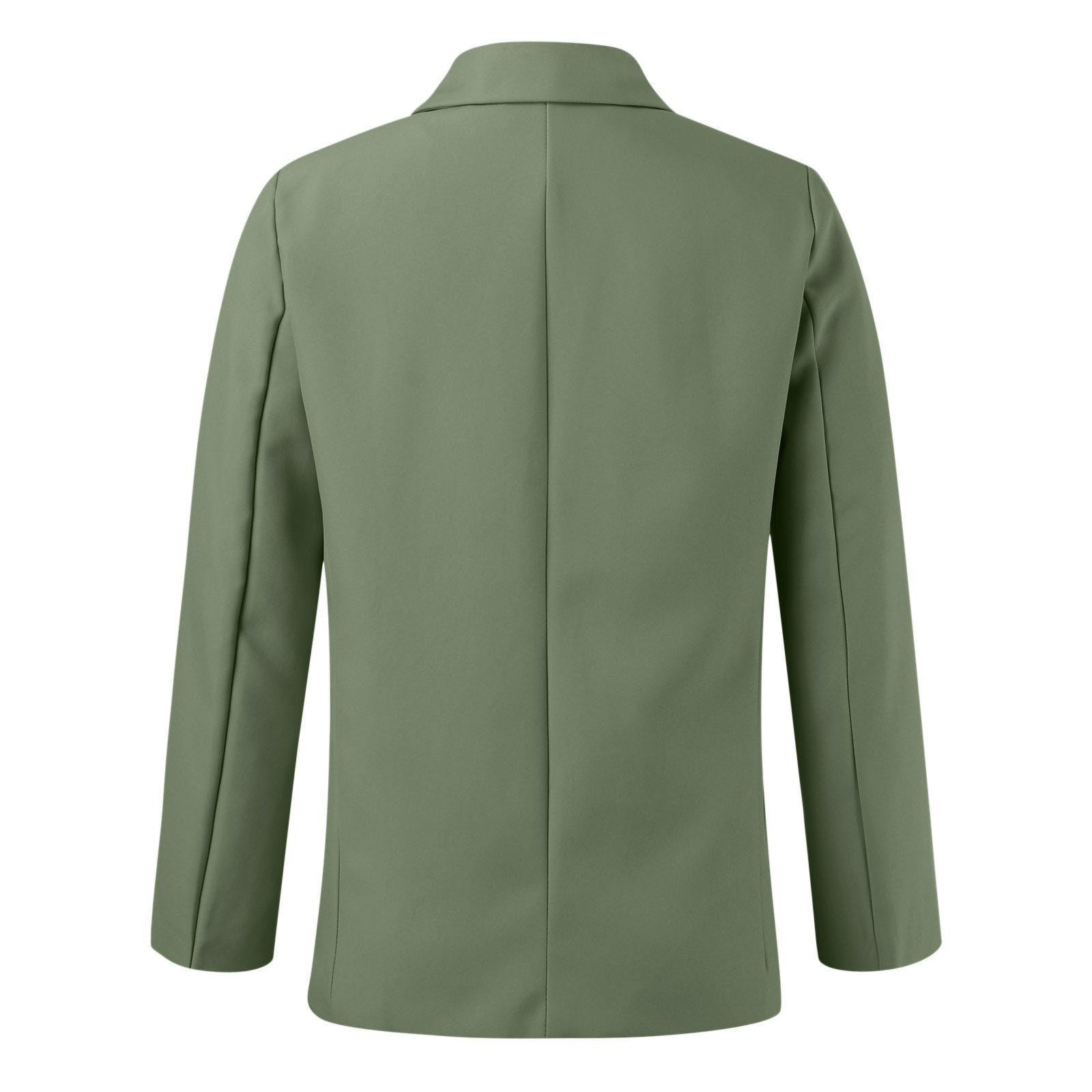 Office Business Women's Suit Jacket Elegant Solid Long Sleeve Lapel One Button  image 12