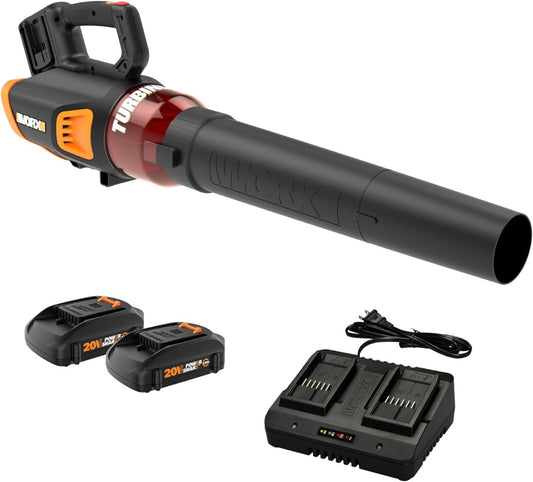 Worx 40V Turbine Leaf Blower Cordless with Battery and Charger, Brushless Motor image 0