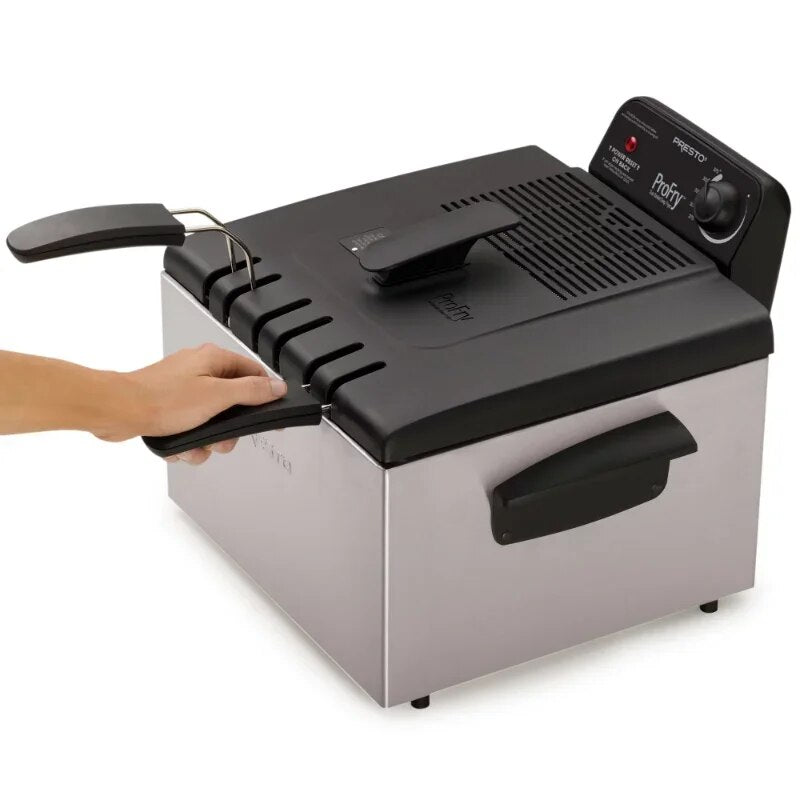 Stainless Steel Dual Basket Pro Fry™ Immersion Element Deep Fryer 05466 image 5