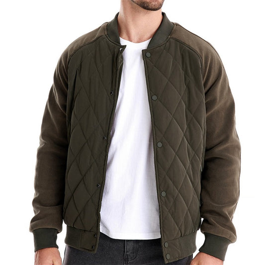 Men s Winter Coats Stylish Long Sleeve Button Up Thick Warm Casual Jackets with image 0