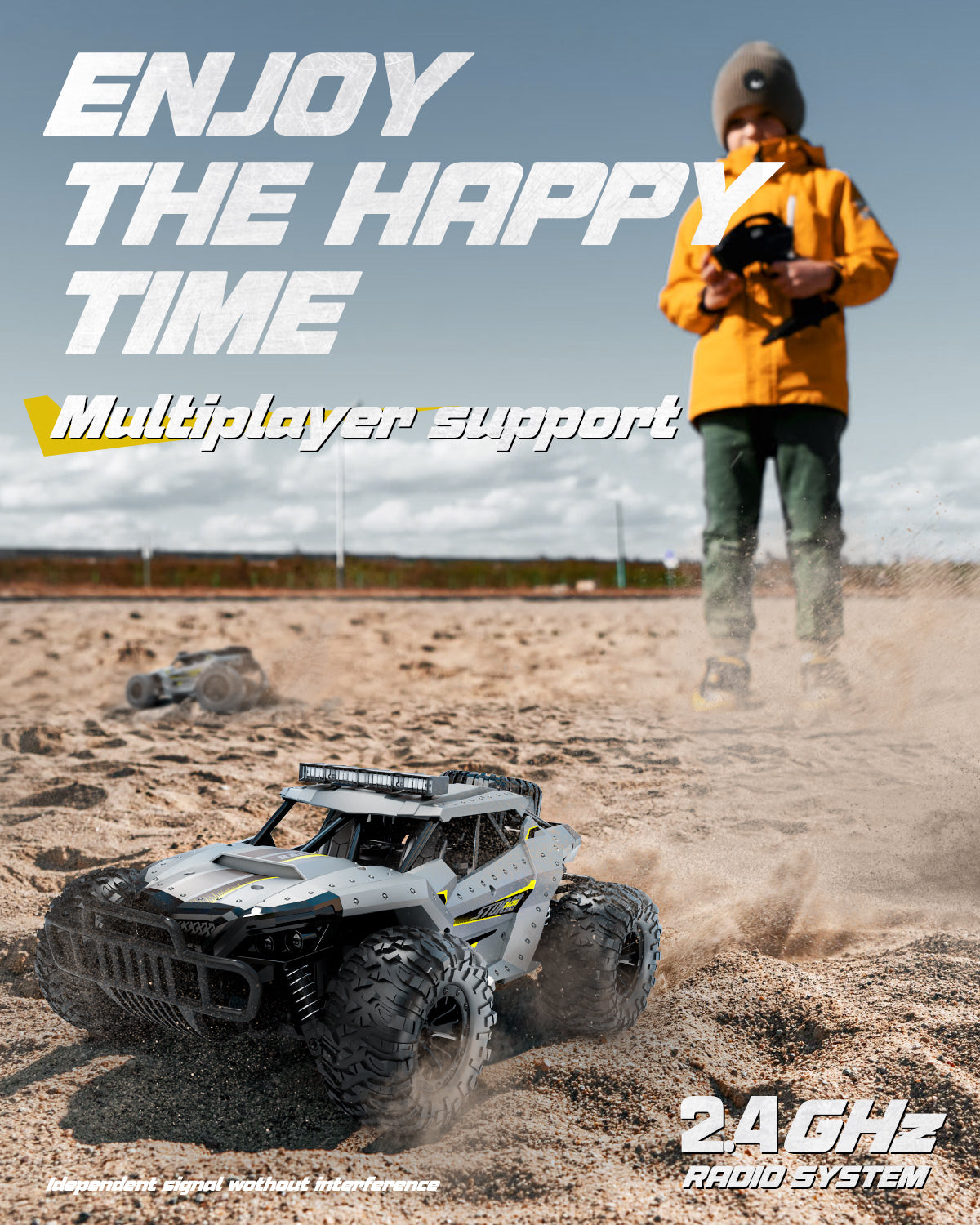 Remote Control Car, 1:16 Scale 25 Km/h Fast RC Cars for Adults,2.4GHz Off Road image 2