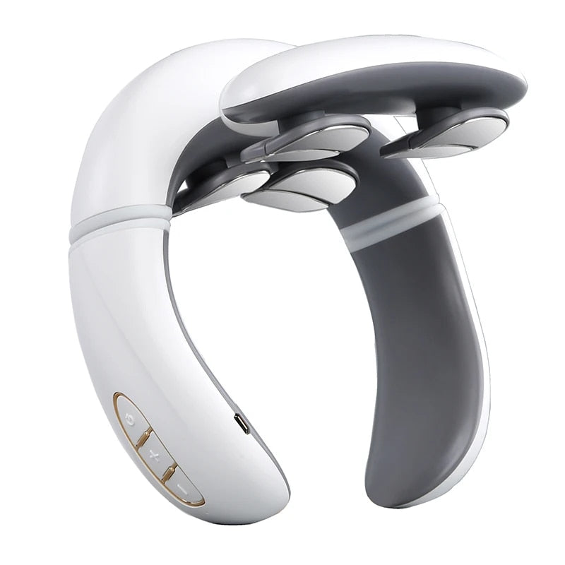 Neck Massage Instrument Intelligent Electric Rechargeable Heating Hot Pressing image 1