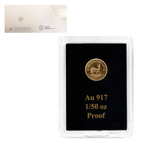 2024 South Africa 1/50 oz Proof Gold Krugerrand image 0
