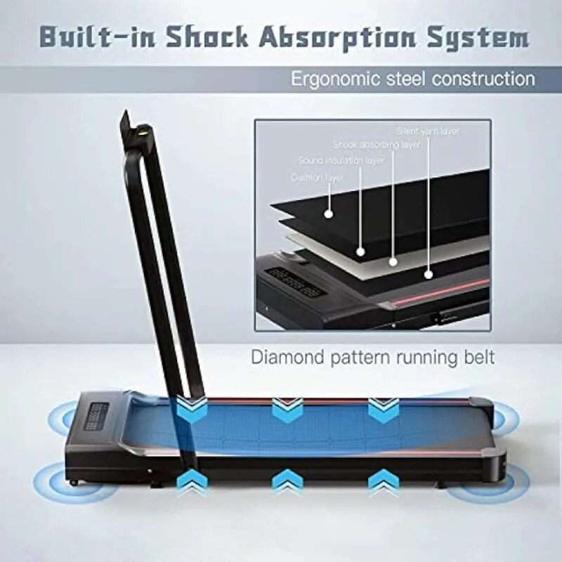 Sperax Treadmill-Walking Pad-Under Desk Treadmill-2 in 1 Folding Treadmill-Trea image 1