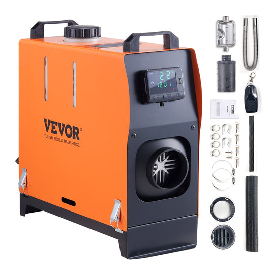 VEVOR 5/8KW Car Heater Diesel Air Heater 12V Diesel Heater With LCD Switch Sile image 0