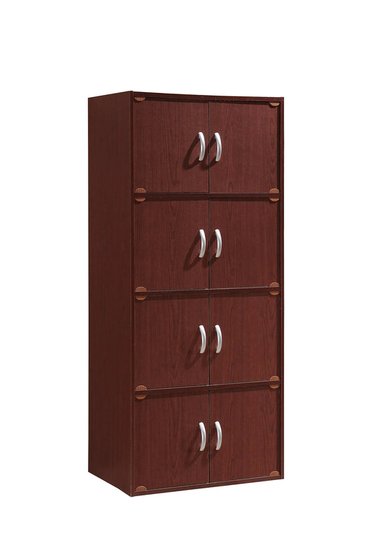 4-Shelf, 8-Door Multipurpose Cabinet, Multiple Colors closet organizer Living R image 0