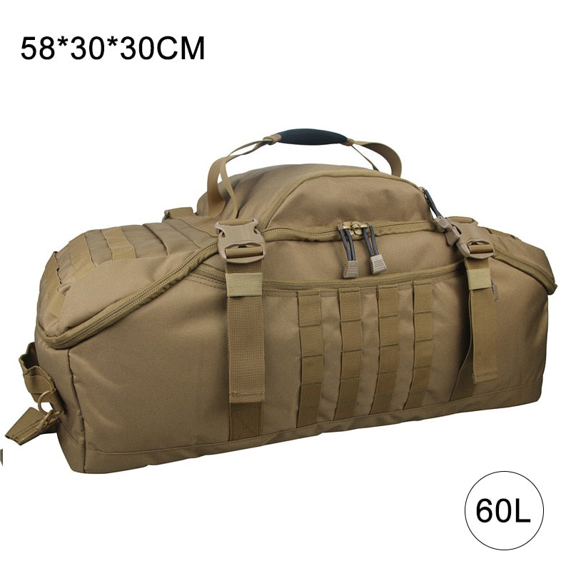 40L 60L 80L Waterproof Travel Bags Large Capacity Luggage Bags Men Duffel Bag T image 8