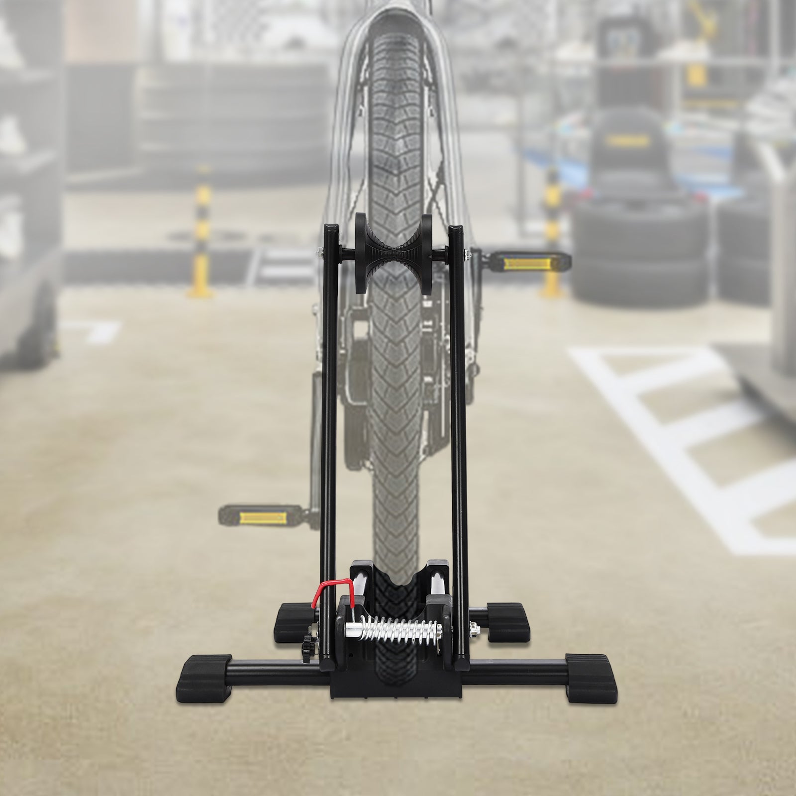 Bike Floor Parking Rack for Kinds of Bicycles and Mountain Bikes Load Bearing C image 2