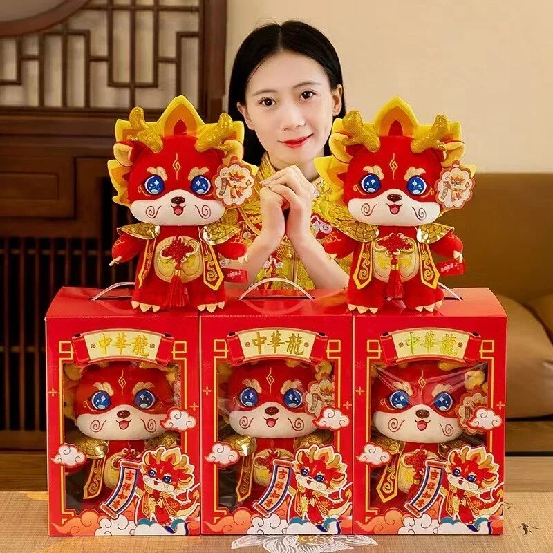 Chinese Lunar New Year Decoration 2024 Kawaii Dragon Plush Dolls Spring Festiva image 25