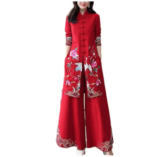 4XL Vietnam Aodai Chinese Style Long Dress Qipao Chinese Cheongsam Dress Tradit image 0