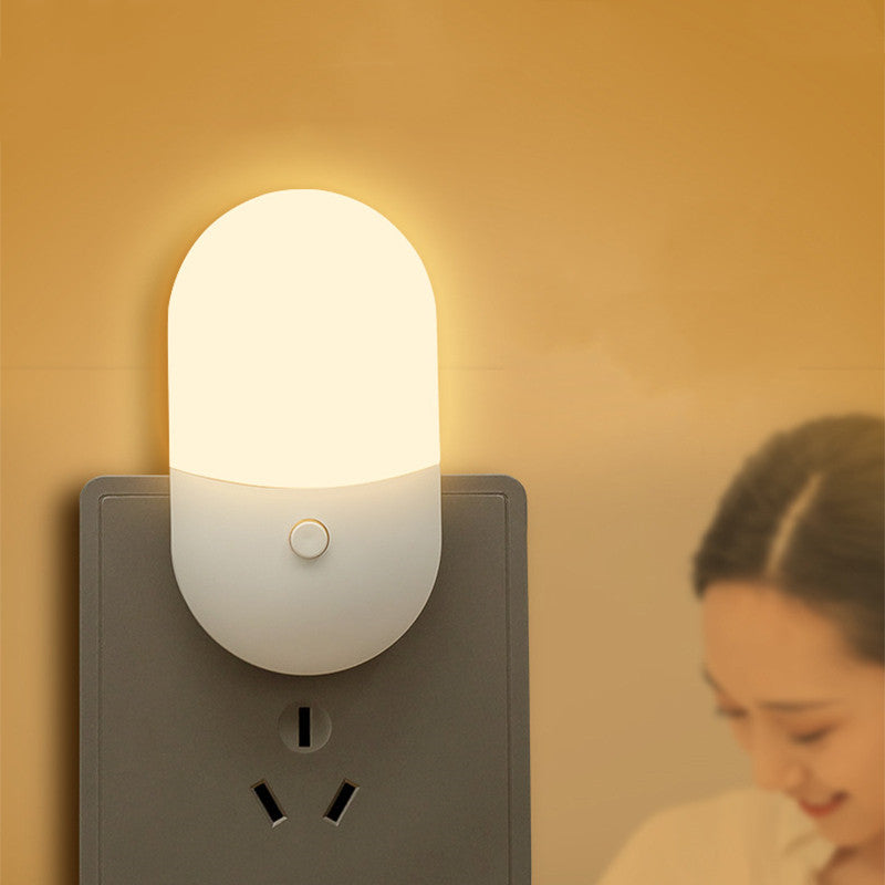 Bedside Lamp LED Mini Night Light EU US Plug Eye Protection Night Light Kids Gi image 3