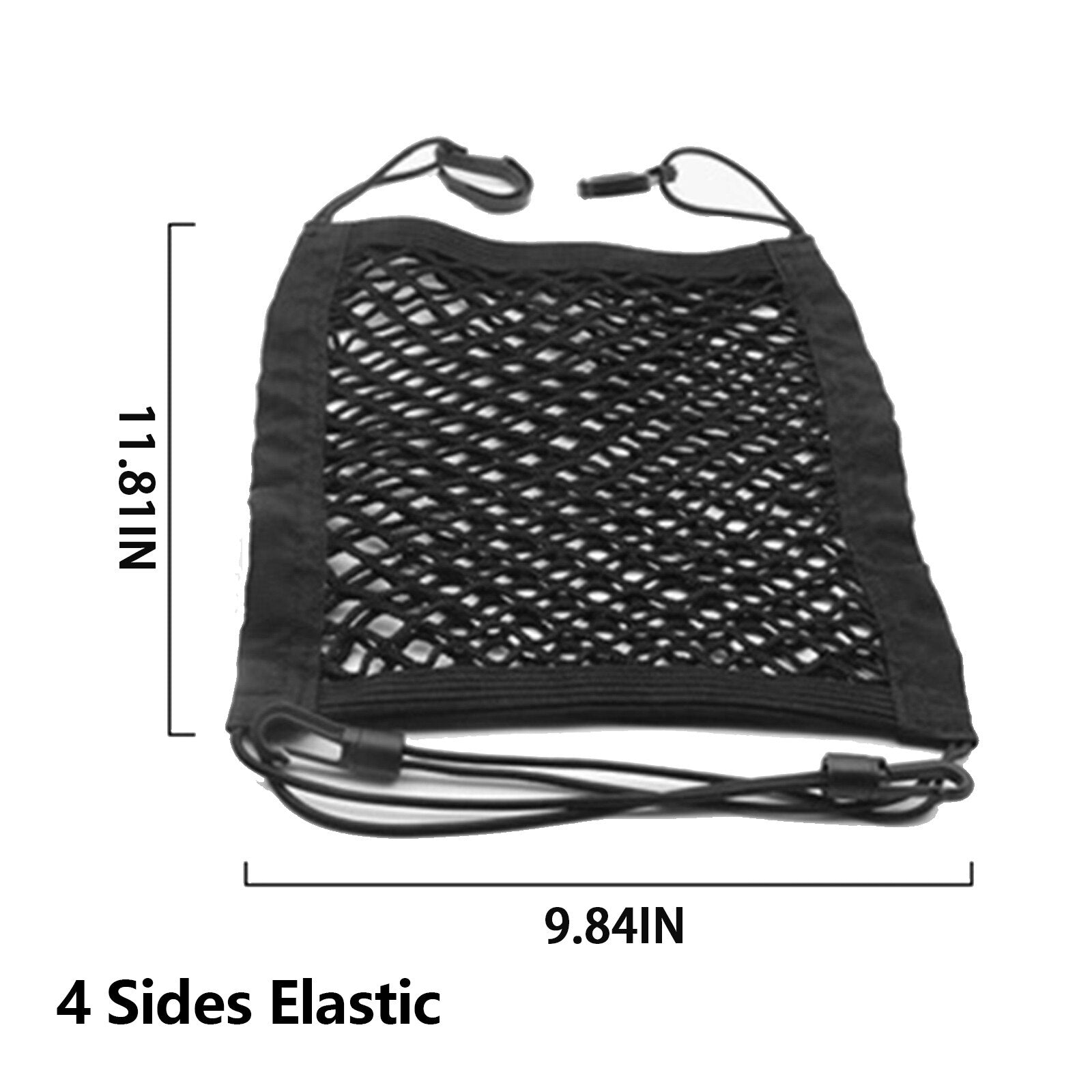 25x30cm Motorcycle Luggage Net Hook Hold Bag Bike Scooter Mesh Fuel Tank image 1