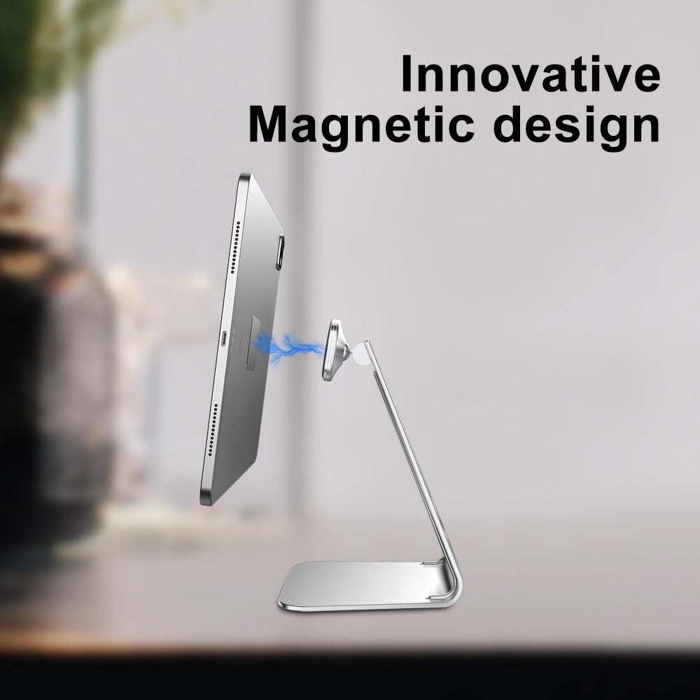Universal Magnetic tablet for samsung iPad Metal tablet for xiaomi Huawei stand image 4