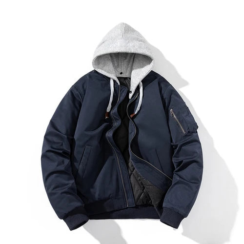 Ma1 Bomber Jacket Men Women Winter Solid Pilot Jacket Military Flight Baseball  image 0