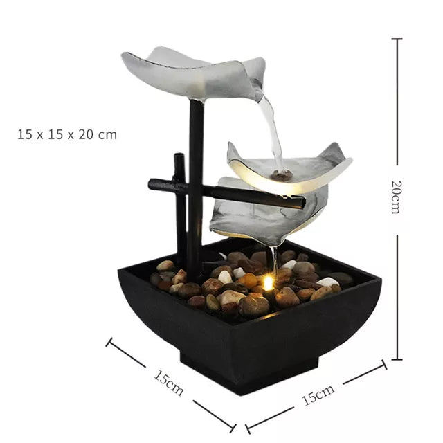 Minimalist Water Desktop Fountains Indoor Waterfall Fountain Tabletop Water image 0