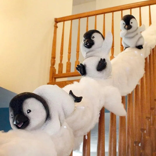 christmas decorations 2023 Christmas Penguin Stairway Holiday Decoration (Set o image 0