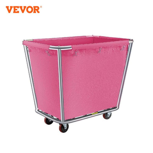 VEVOR 6 - 18 Bushel Canvas Laundry Basket Cart with Waterproof Storage Basket R image 0