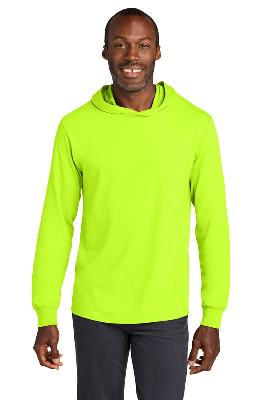 Jerzees Classicsâ„¢ Unisex Cotton Long Sleeve Hooded T-Shirt 363LH