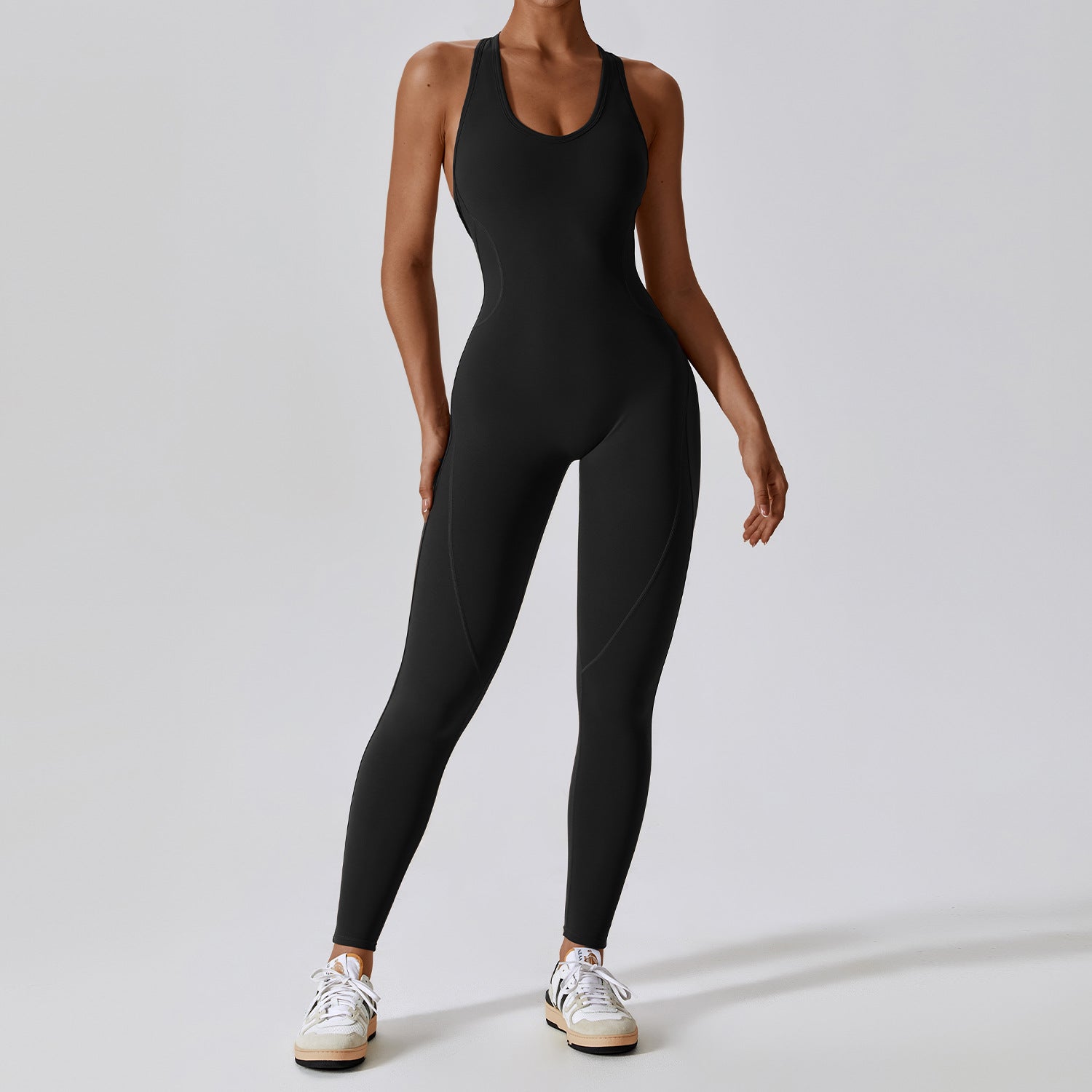 Yoga Jumpsuit Fitness Sports Overalls Gym Clothing Set Yoga Wear Pilates Workou image 2
