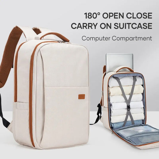 Laptop Backpack for Women, Large Travel Backpack Airline Approved with Luggage image 0