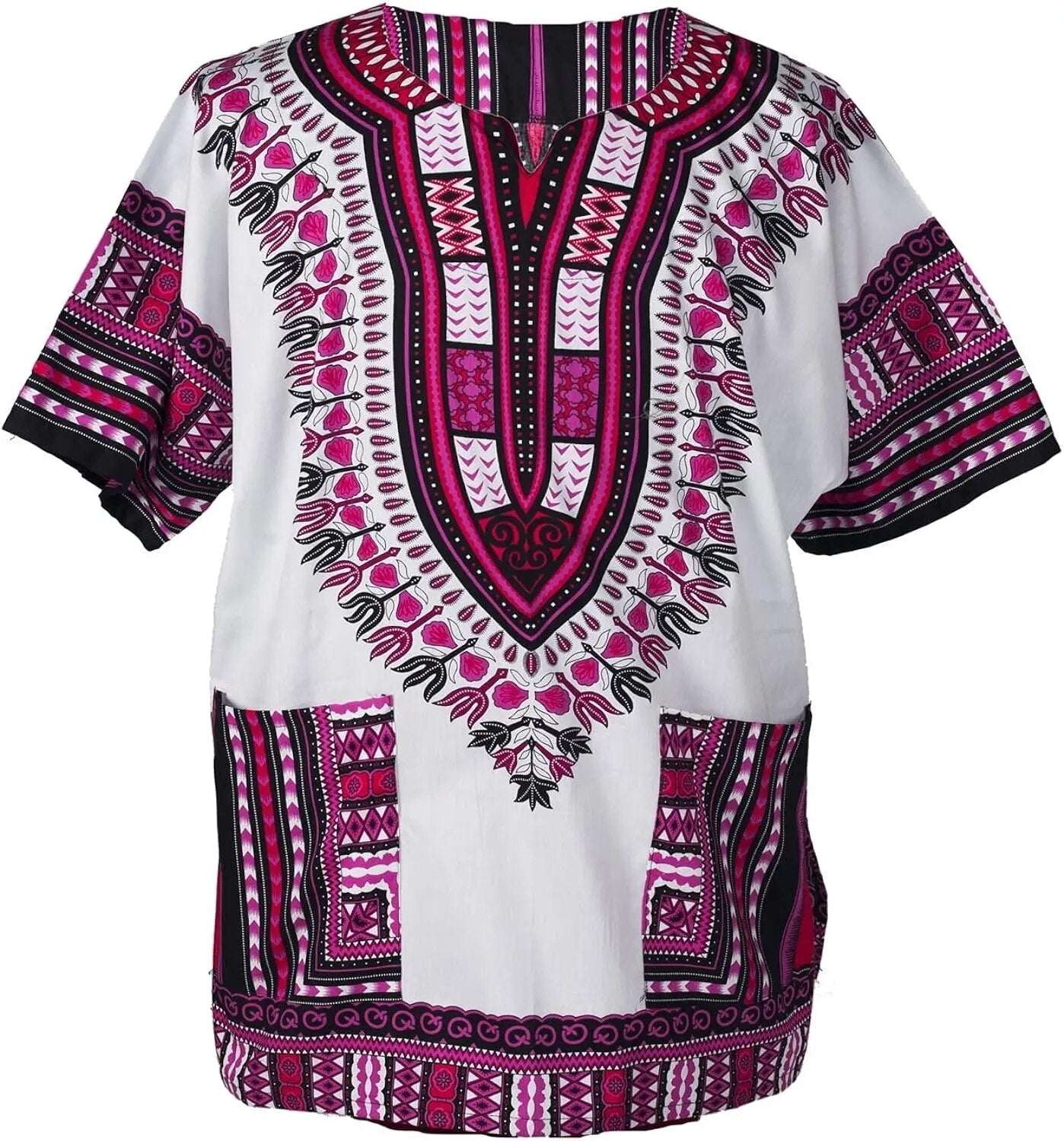 Traditional African Dashiki Shirt Tribal Hippie Style Variety Colors Perfect fo image 0