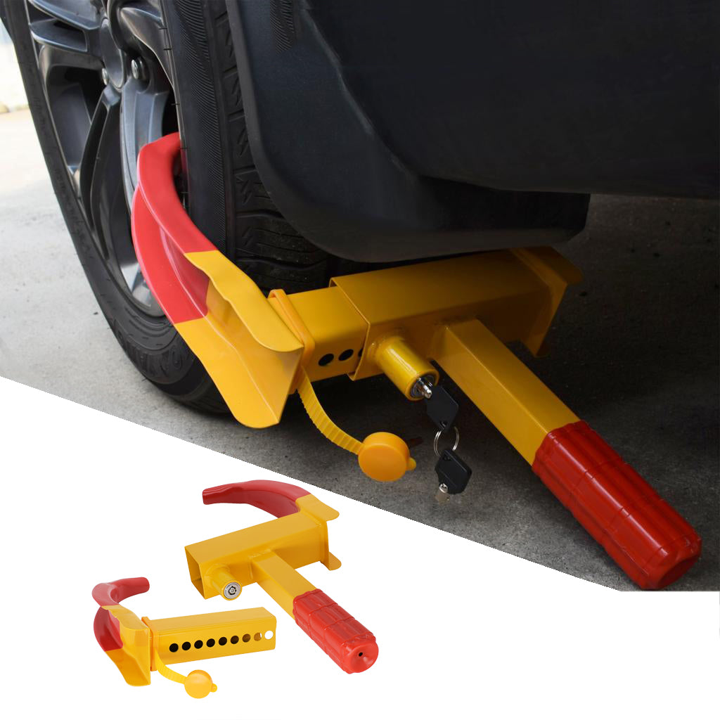 Heavy Duty Car Wheel Lock Clamp Boot Tire Claw Trailer Auto Truck RV Motorcycle image 1