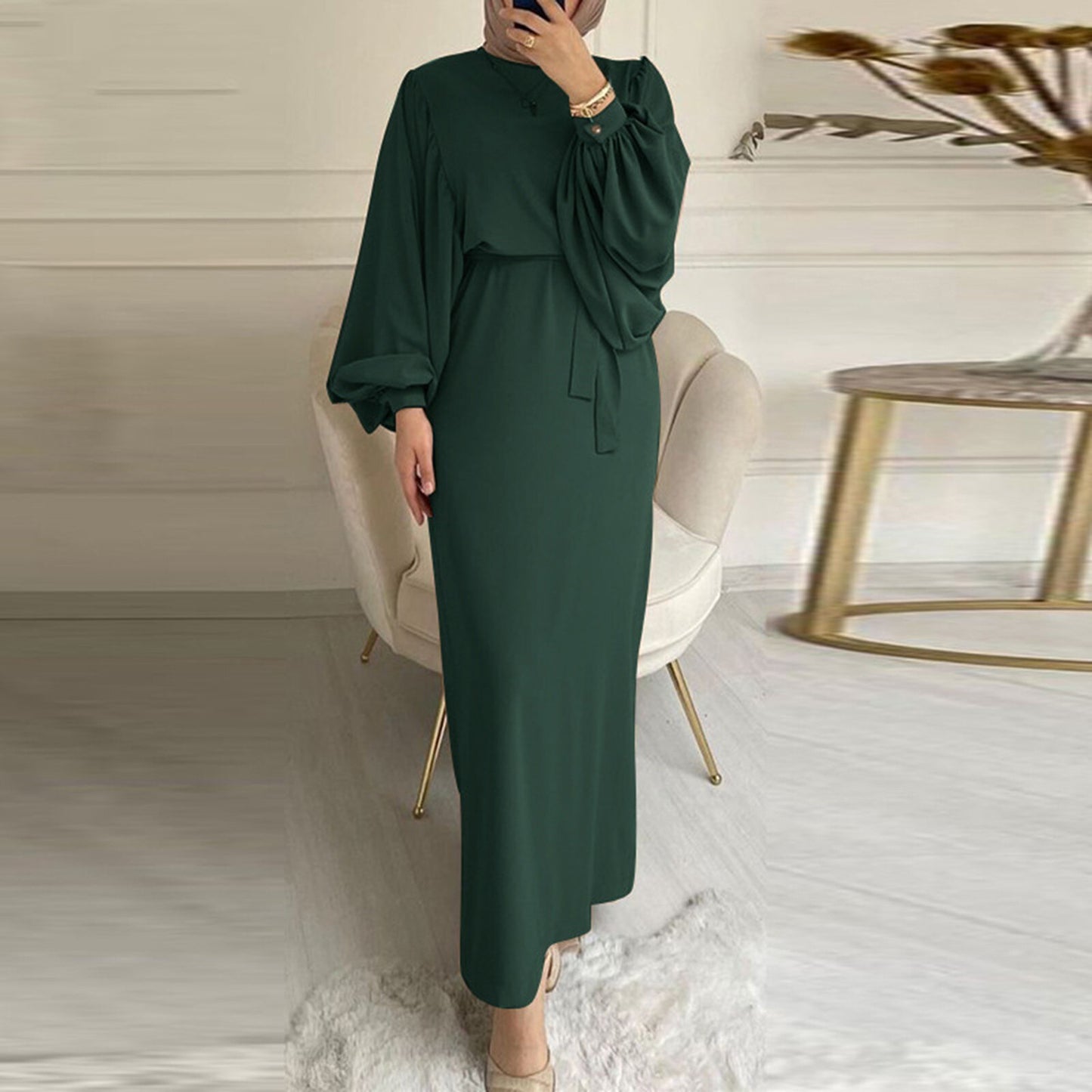 2023 New Muslim Robes Ladies Abaya African Dresses Women'S Muslim Long image 0