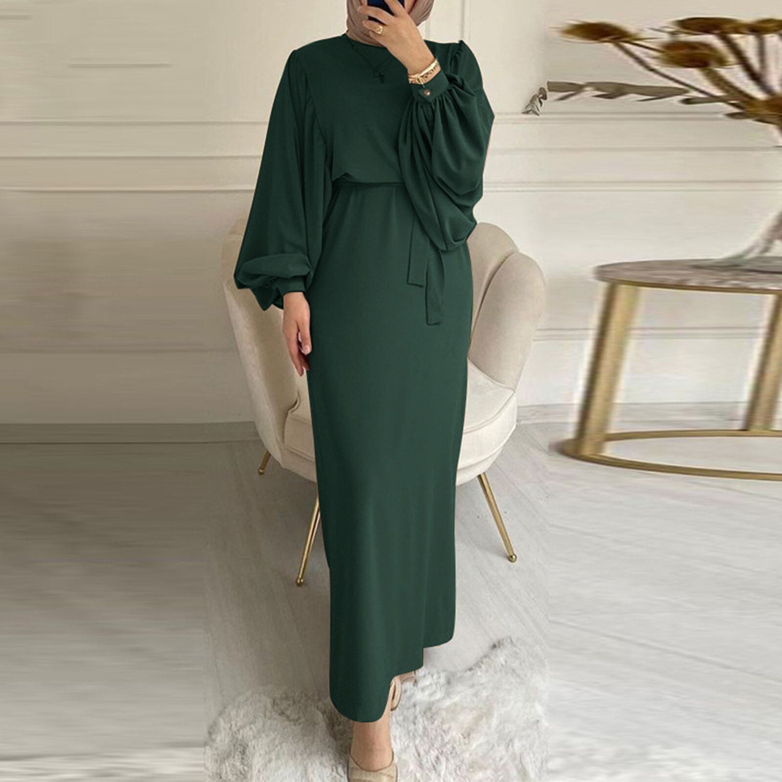 2023 New Muslim Robes Ladies Abaya African Dresses Women'S Muslim Long image 0