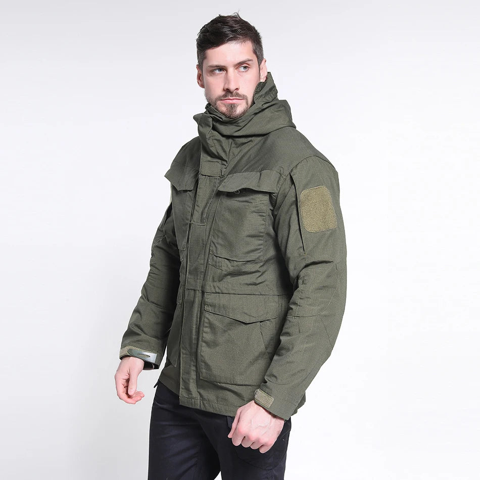 Tactical Jackets Clothes Windbreaker Field Jacket Mens Outdoor Waterproof Fligh image 2