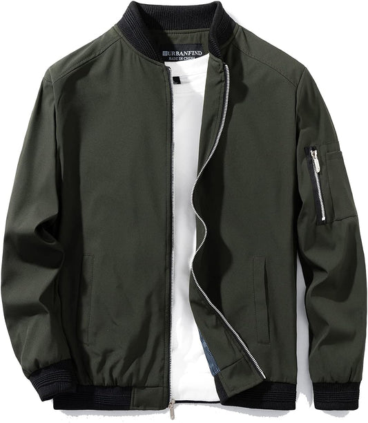 Hot Sale Men’s Slim Fit Lightweight Casual Bomber Jacket, Sport Jacket, Fashion image 0