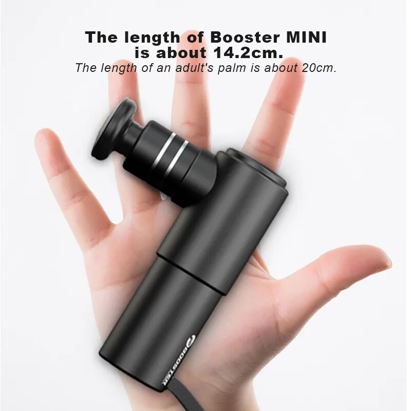 BOOSTER Mini Electric Muscle Massage Gun Pocket Neck Muscle Massager Pain Thera image 6
