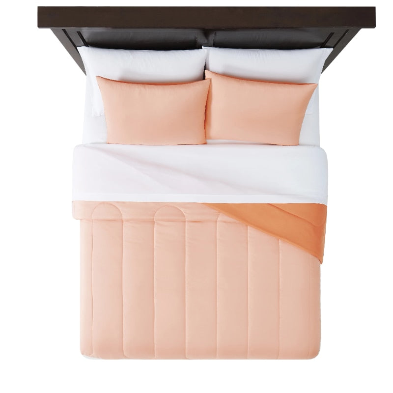 Mainstays Coral 7 Piece Bed in a Bag Comforter Bedding Set with Sheets image 4