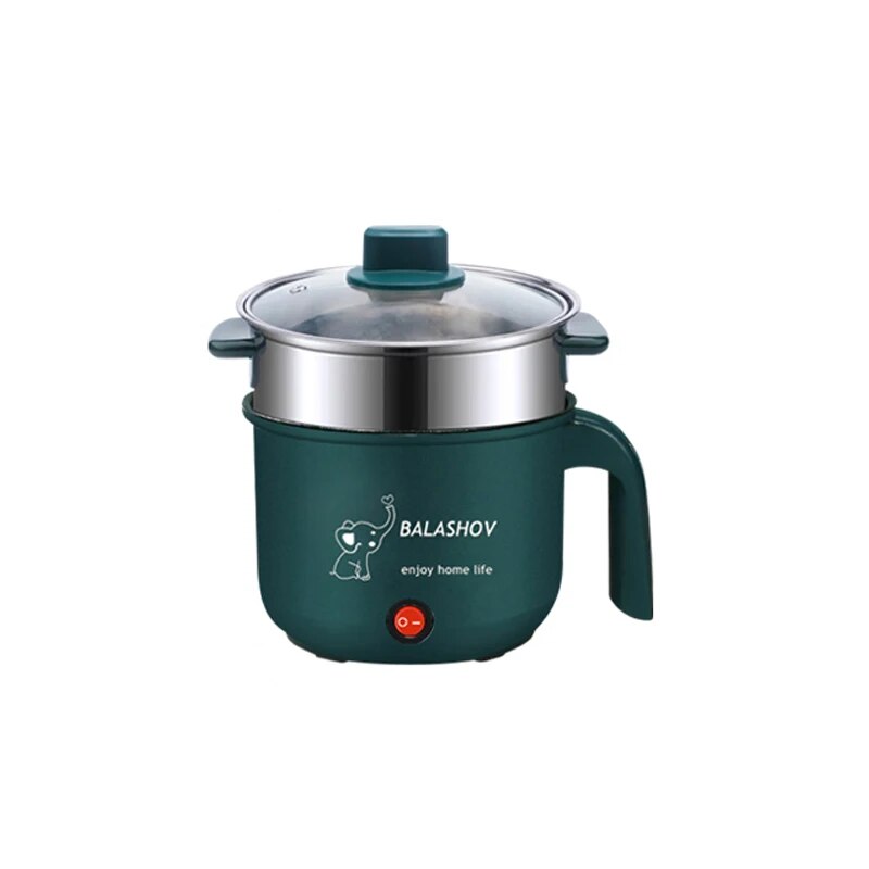 Electric Cooking Machine Household 1-2 People Hot Pot Single/Double Layer Multi image 0